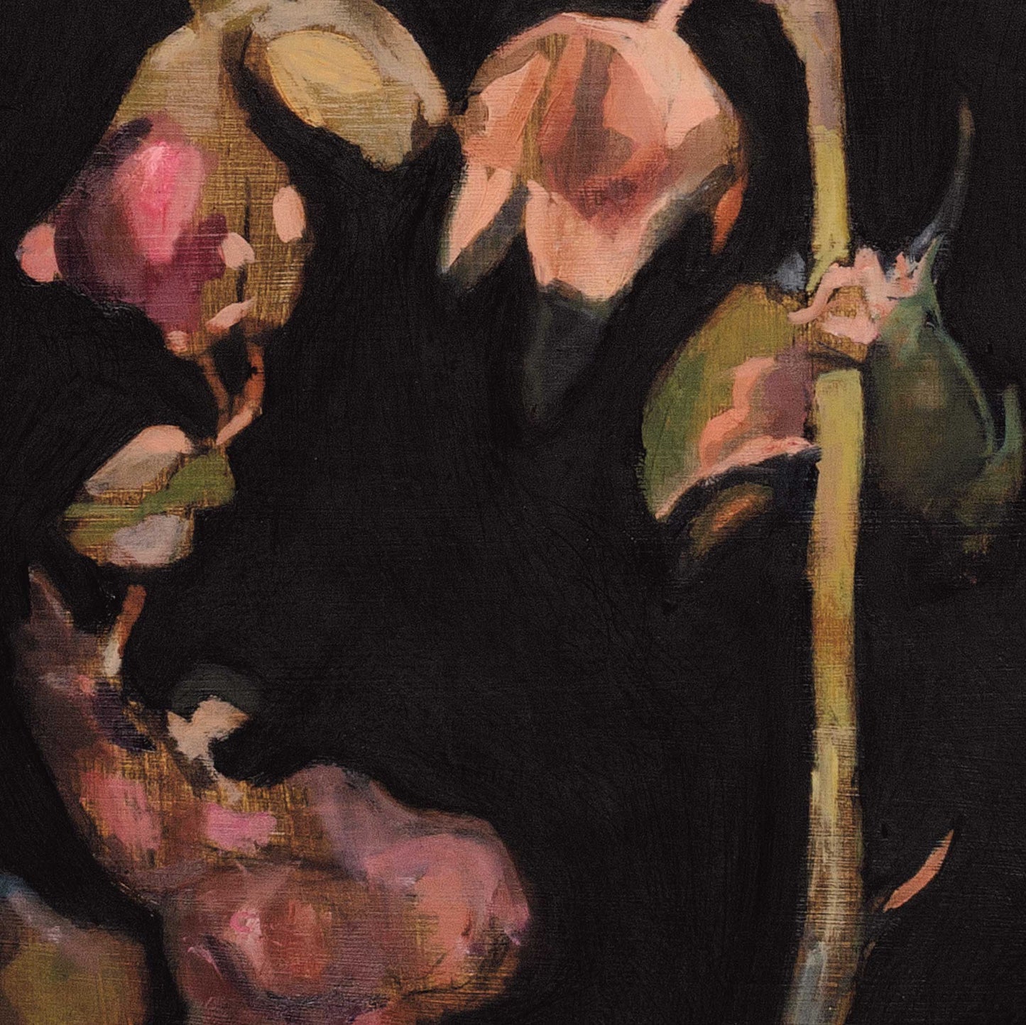 “Frozen Hollyhock” - Fine Art Poster