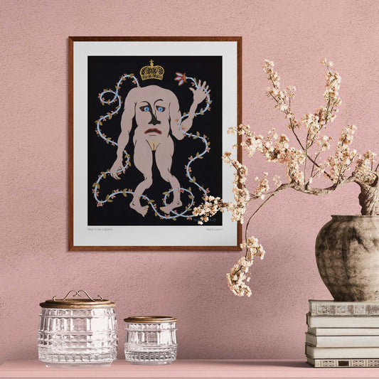 "Wear it like a Queen" - Premium poster