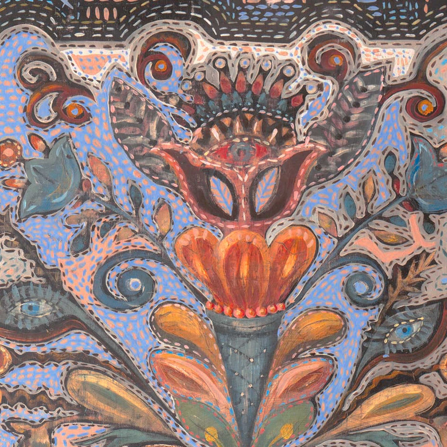 "Meditation Embroidery no 1" - Fine Art Poster