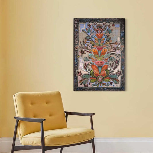 "Meditation Embroidery no 1" - Fine Art Poster